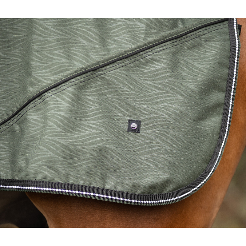 QHP Turnout Collection Fleece Lined Exercise Sheet - Botanista-2